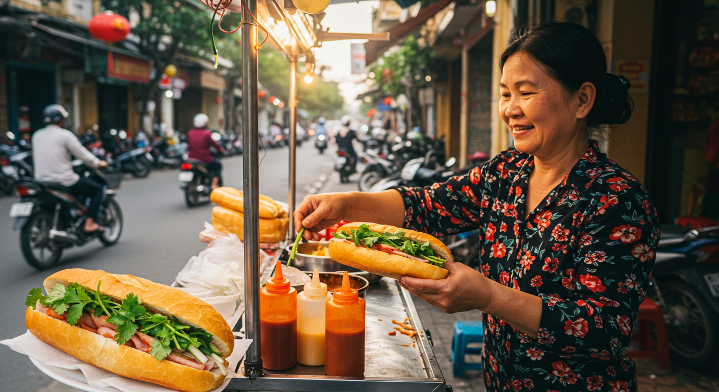 Authentic Banh Mi Sandwich
