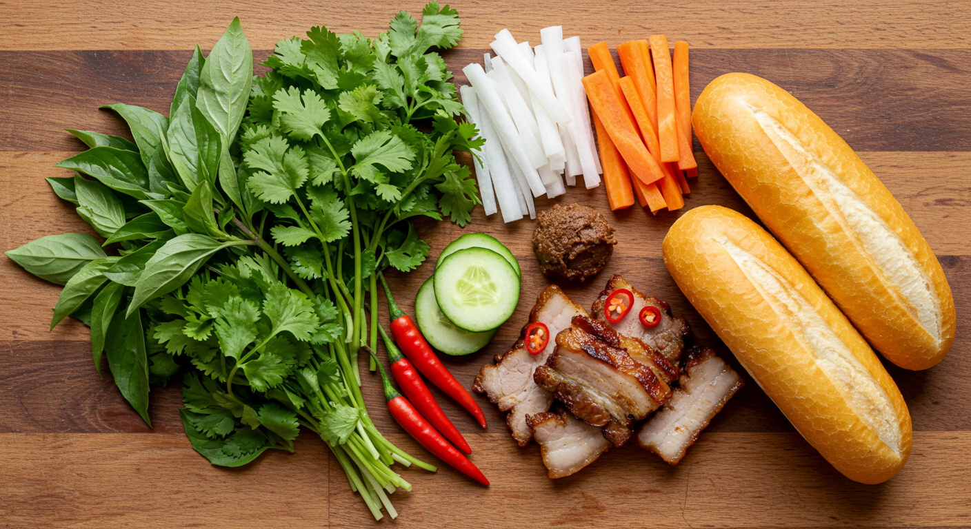 Banh Mi Ingredients